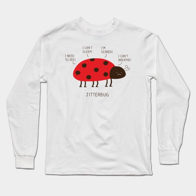 jitterbug Long Sleeve T-Shirt by milkyprint